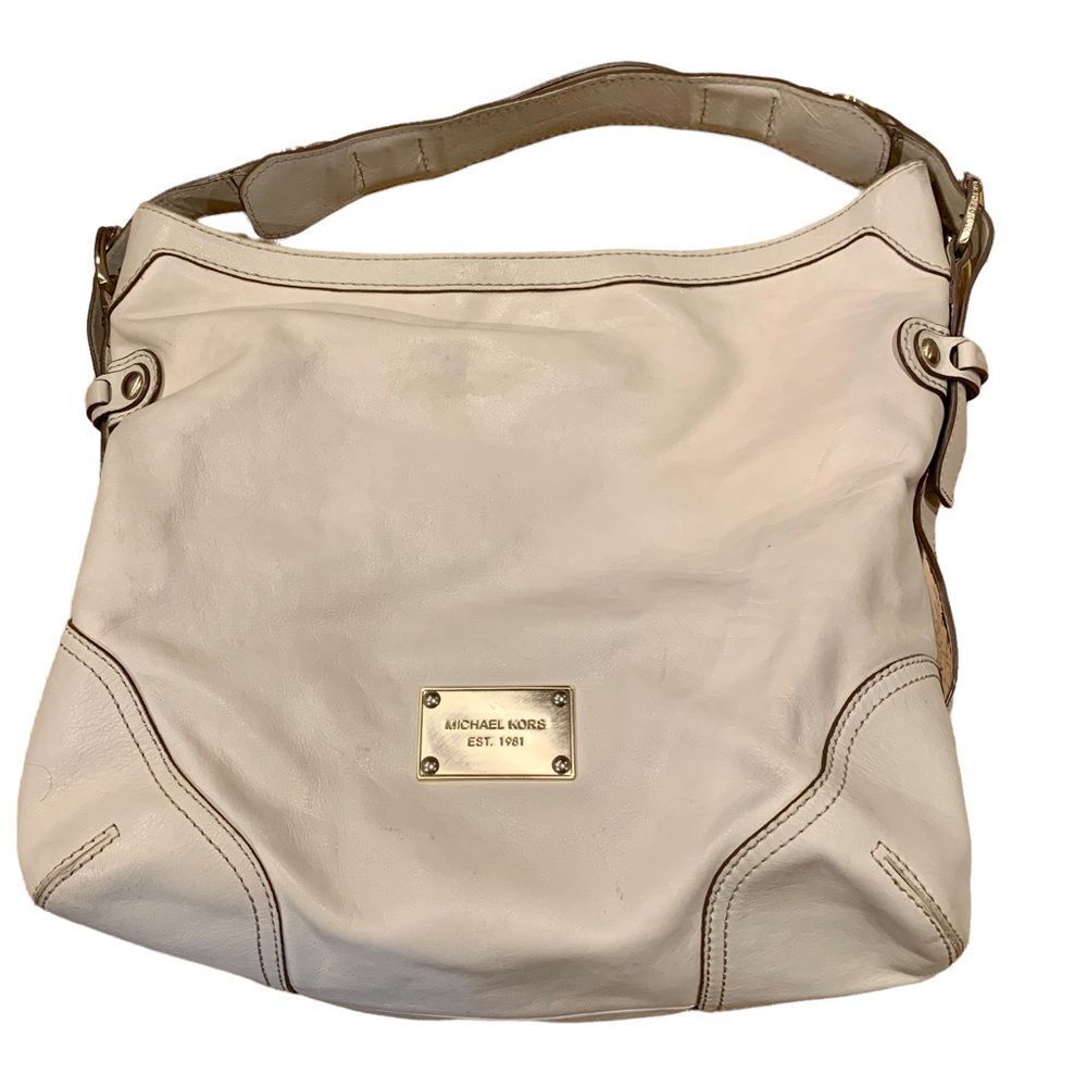 Michael Kors Cream Leather Shoulder‎ Bag
